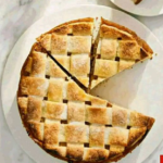 oven-baked peach pie