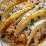 Creamy Cheesy Chicken Tacos