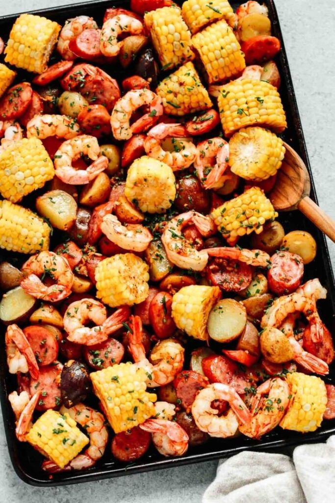 Sheet Pan Shrimp Boil