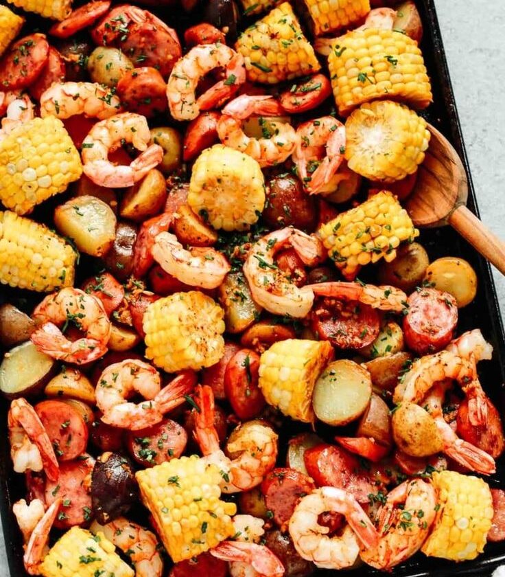 Sheet Pan Shrimp Boil