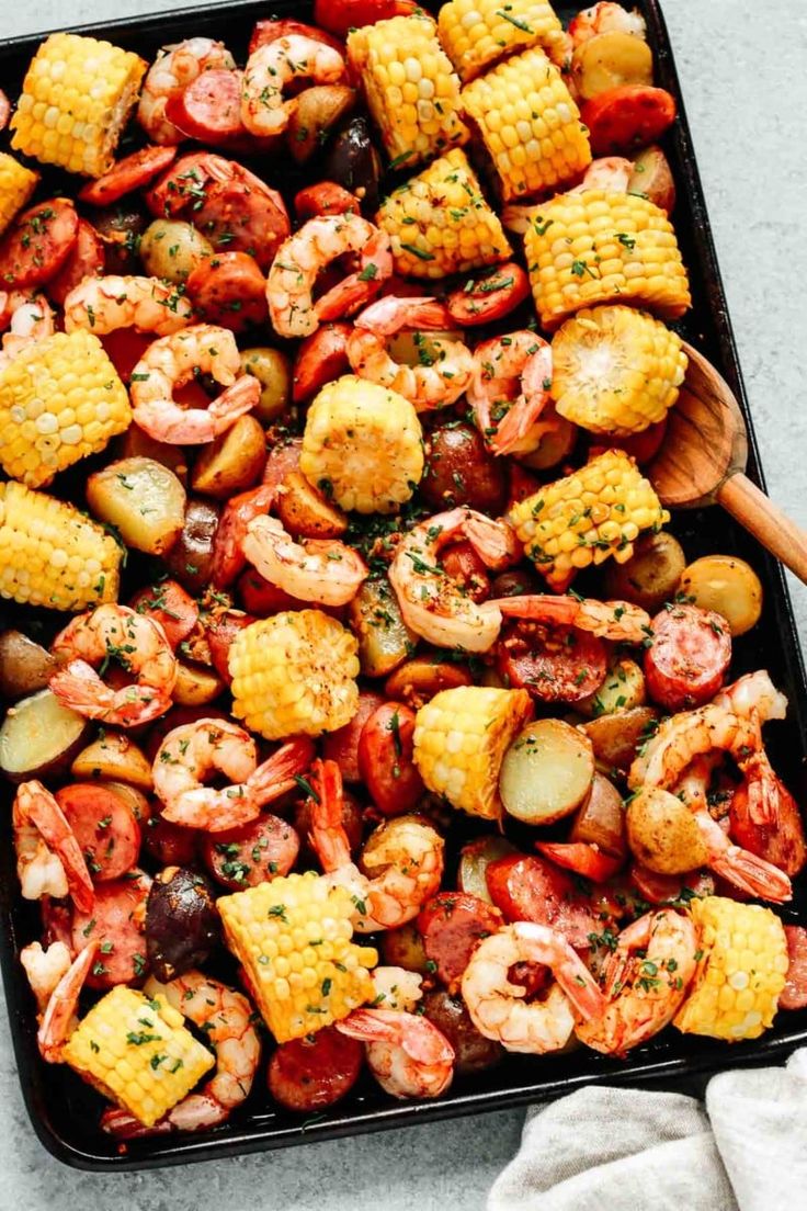 Sheet Pan Shrimp Boil