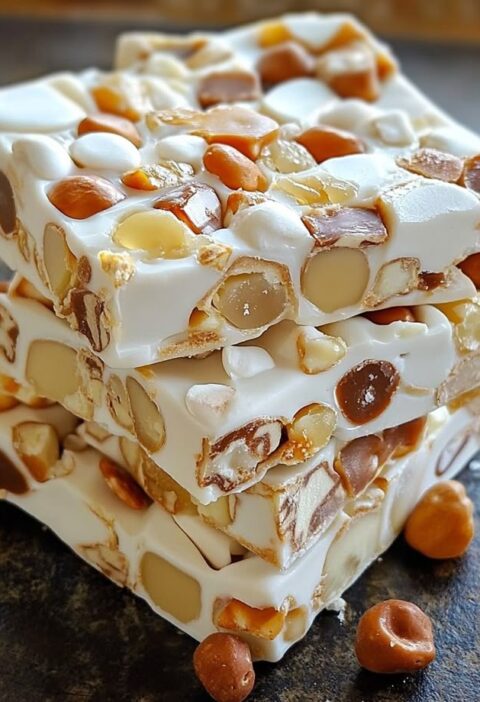 Homemade Nougat Bars