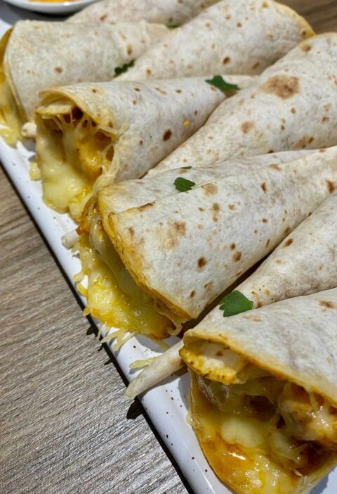 Savory Chicken-Filled Cornets
