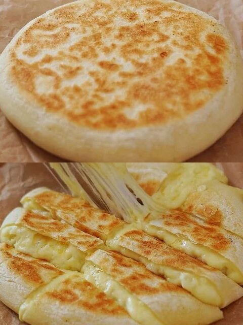 Pan-Fried Cheesy Potato Bread