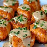 Crispy Bang Bang Salmon Bites