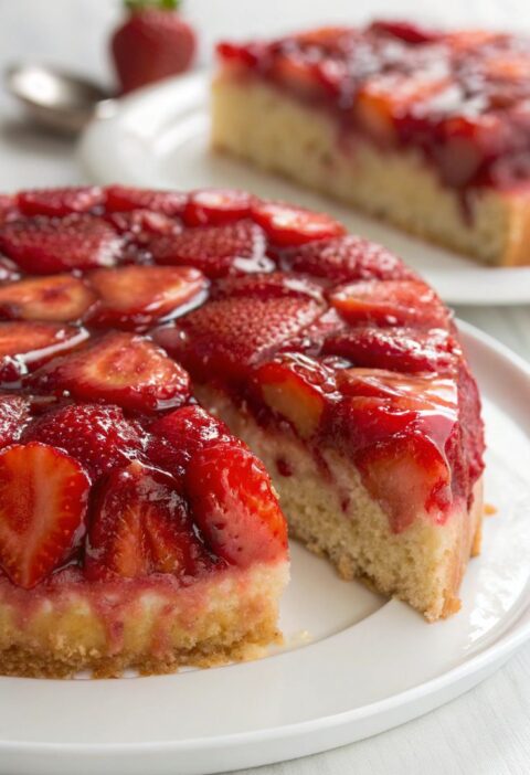 Strawberry Upside Down Cake