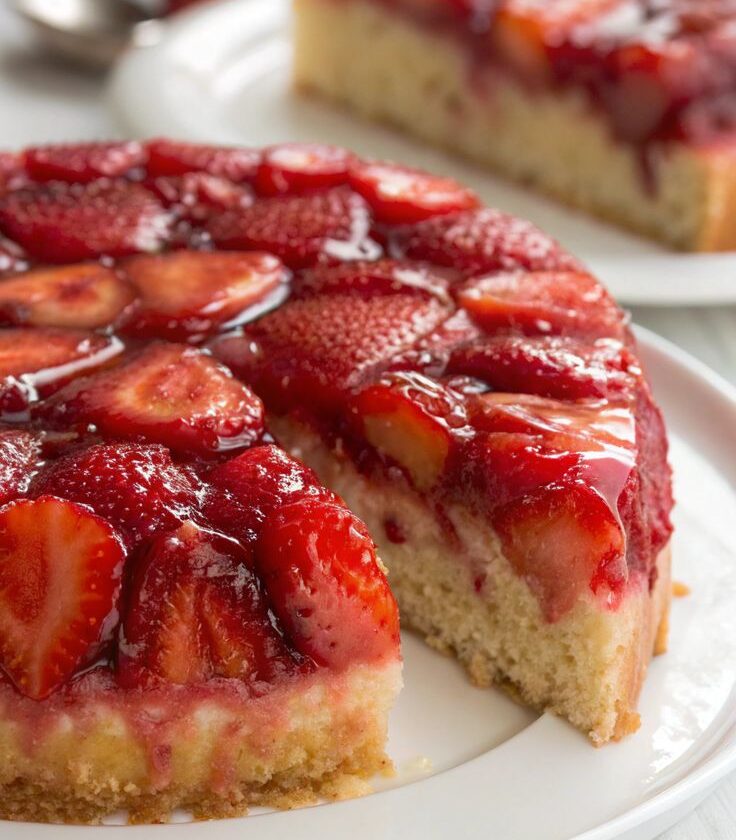 Strawberry Upside Down Cake