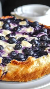 Nova Scotia Blueberry Cream Cake
