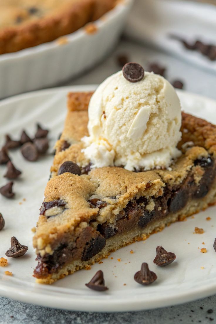 Chocolate Chip Cookie Pie Recipe