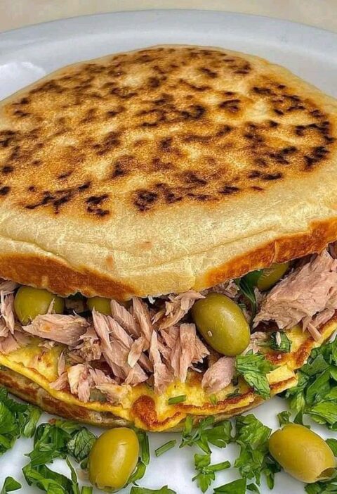 Stuffed Meat Pancakes