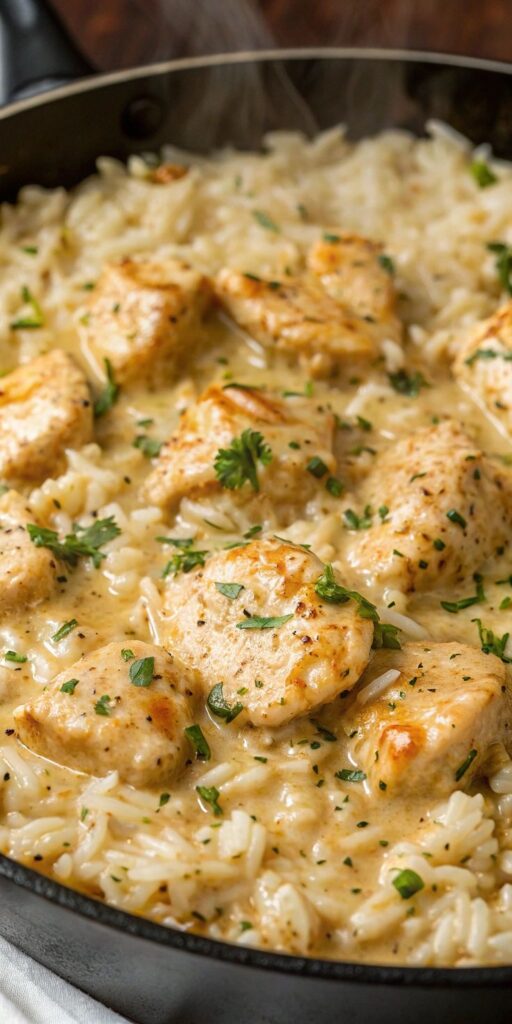Creamy Herb Chicken & Basmati Rice