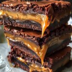 Gooey Chocolate Caramel Brownie Bars
