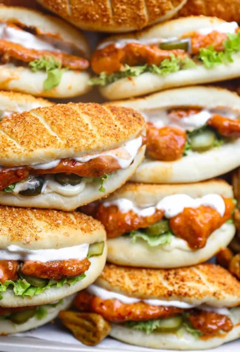Cheesy Dynamite Chicken Buns