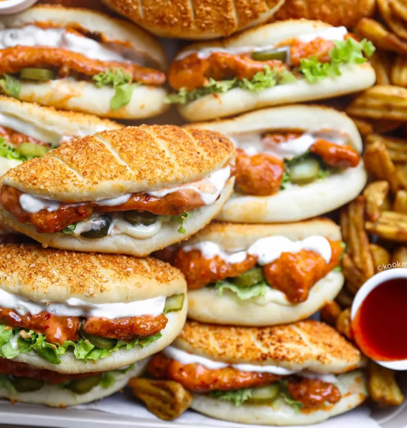 Cheesy Dynamite Chicken Buns