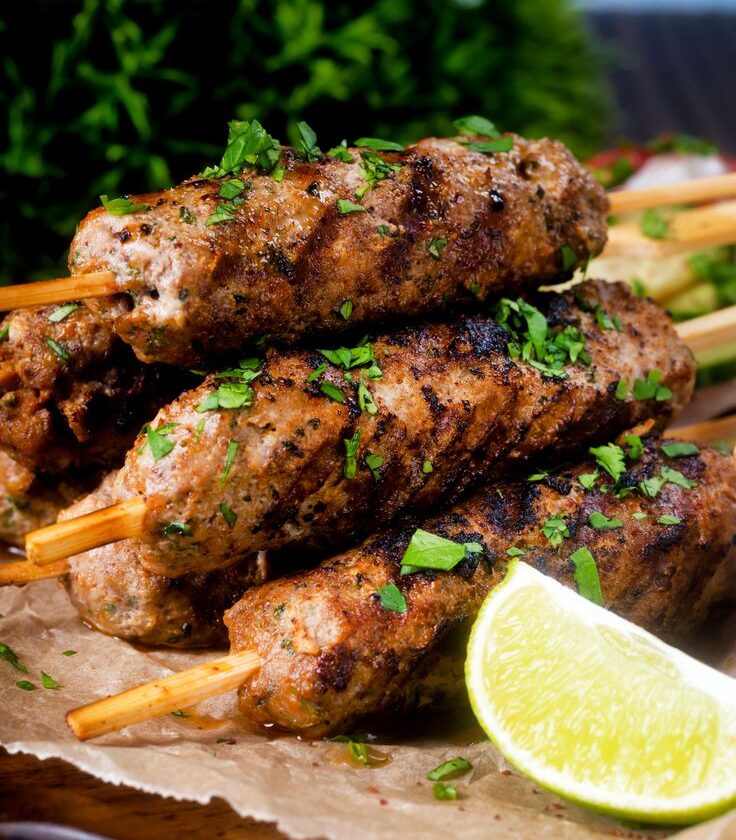 Beef Kafta Kebabs