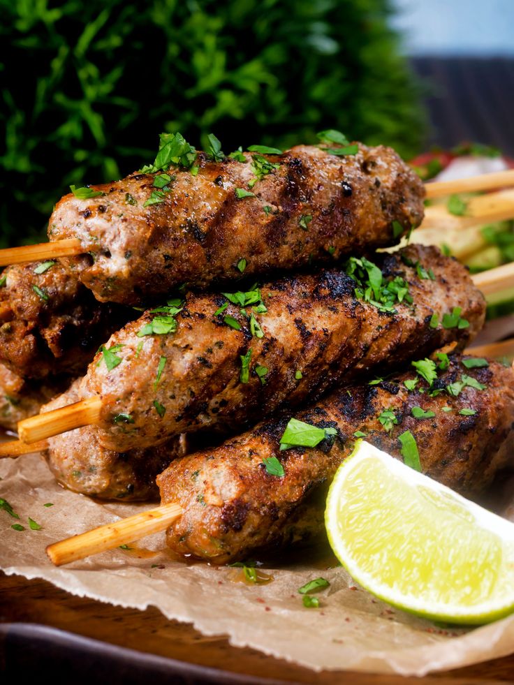 Beef Kafta Kebabs