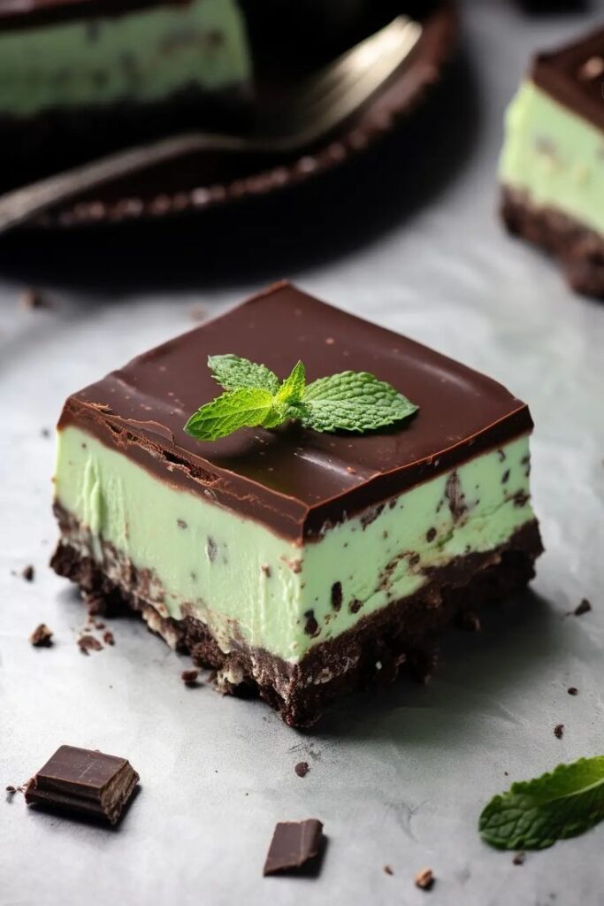 Chocolate Mint Dessert Brownies