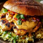 Chicken Burgers with Bang-Bang Sauce