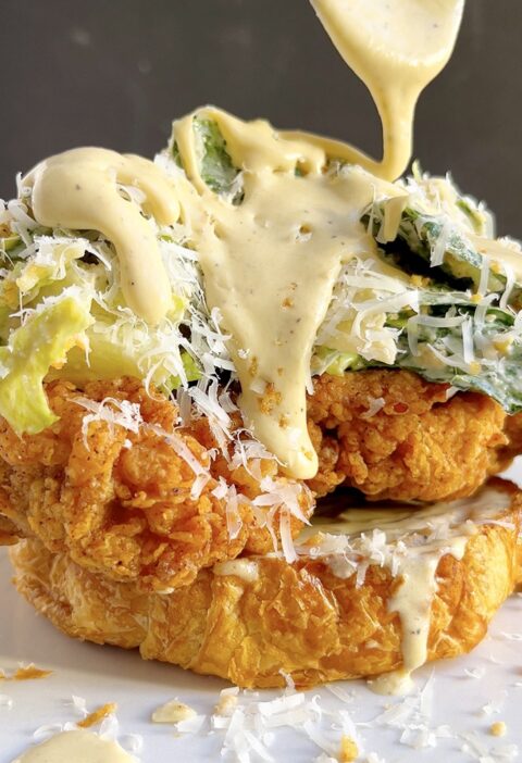 Crispy Chicken Caesar Sandwich