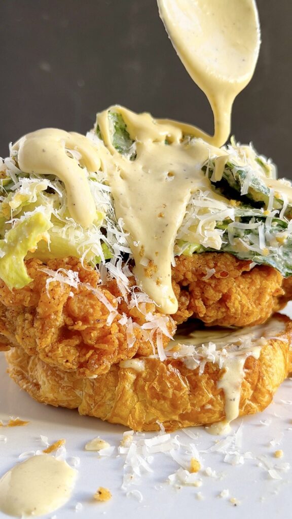 Crispy Chicken Caesar Sandwich