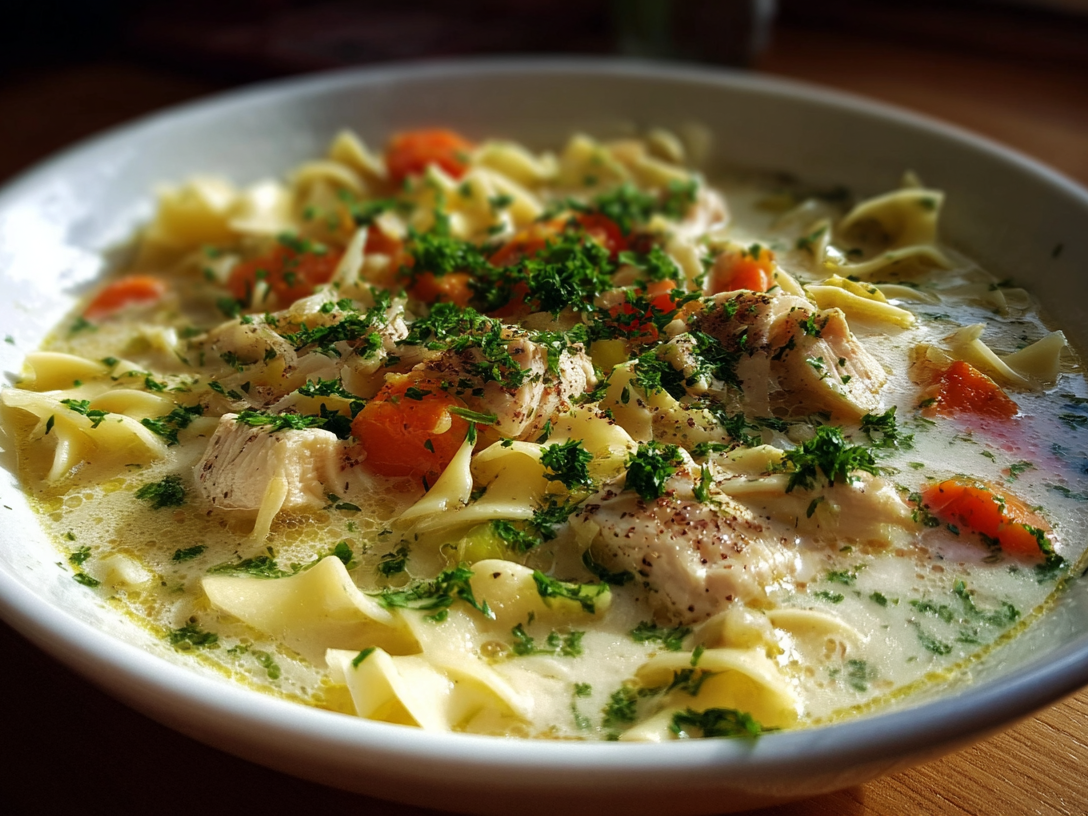 Creamy Chicken Noodle Soup