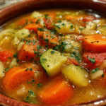 Garlic Chickpea Soup