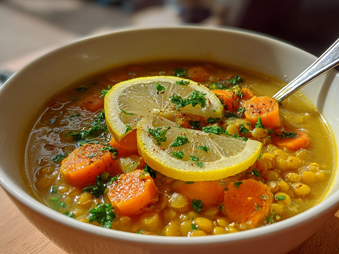 Anti-Inflammatory Lemon Lentil Soup