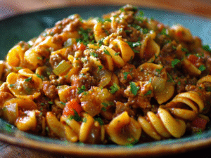 Cheesy One-Pot Taco Pasta