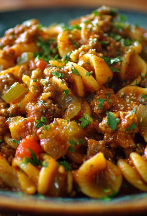 Cheesy One-Pot Taco Pasta