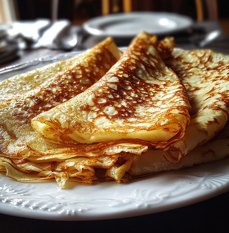 homemade crepes recipe