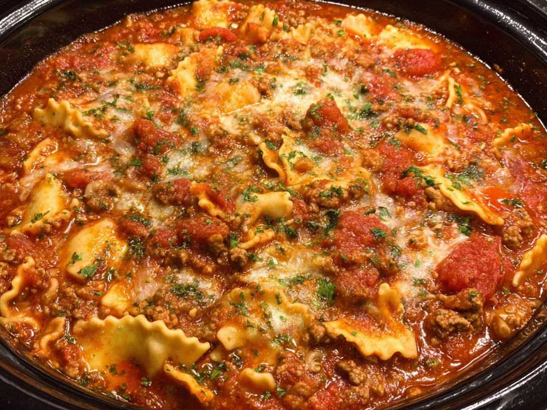Crockpot Lasagna Soup