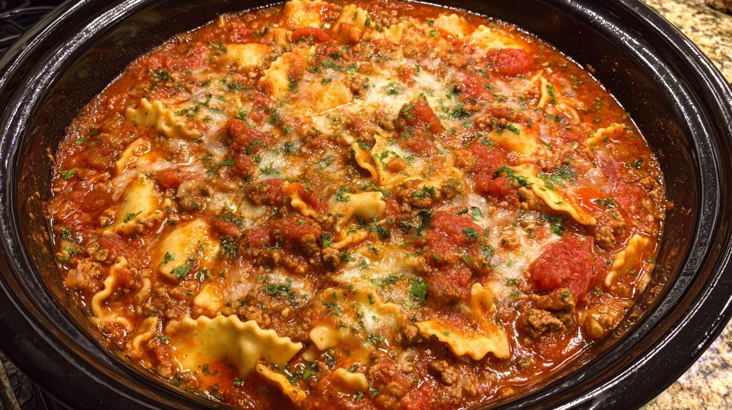 Crockpot Lasagna Soup