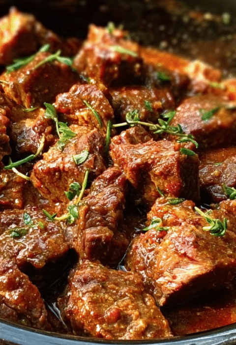 Slow Cooker Garlic Butter Beef Bites