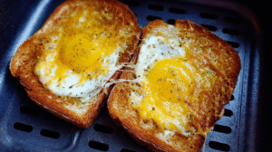 Air Fryer Egg and Cheese Toast