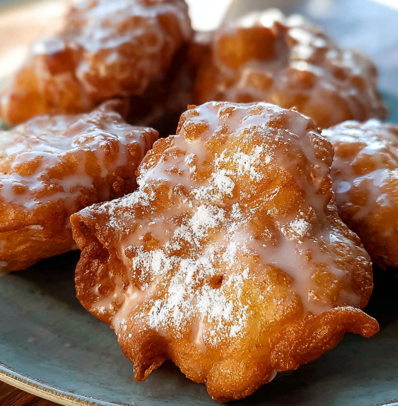 Air Fryer Apple Fritters