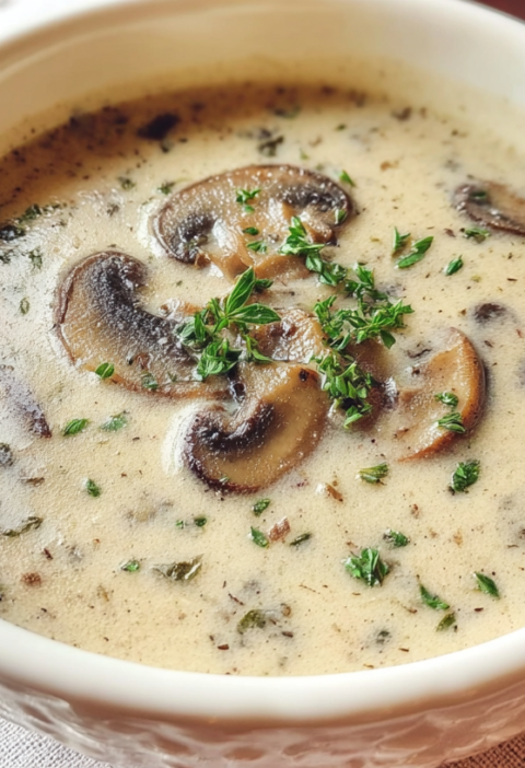 Creamy Mushroom Soup Recipe