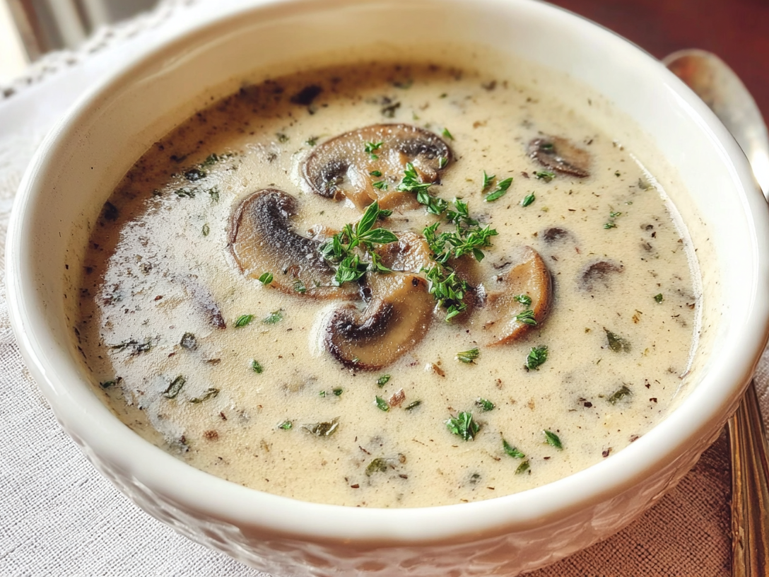 Creamy Mushroom Soup Recipe