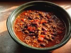 Slow Cooker Beef Chili Recipe