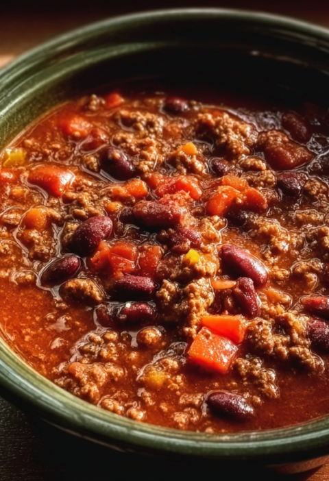 Slow Cooker Beef Chili Recipe