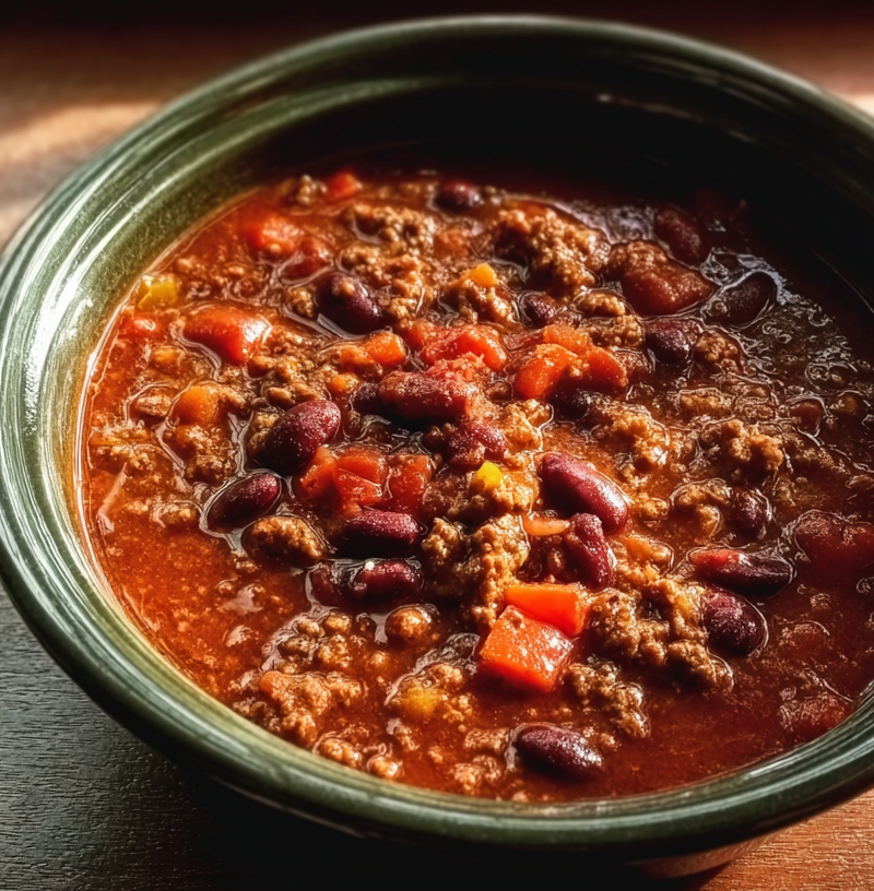 Slow Cooker Beef Chili Recipe