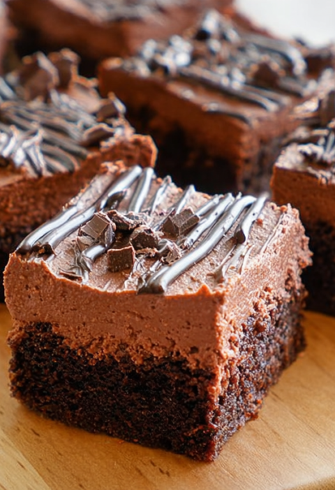 Chocolate Mousse Brownies