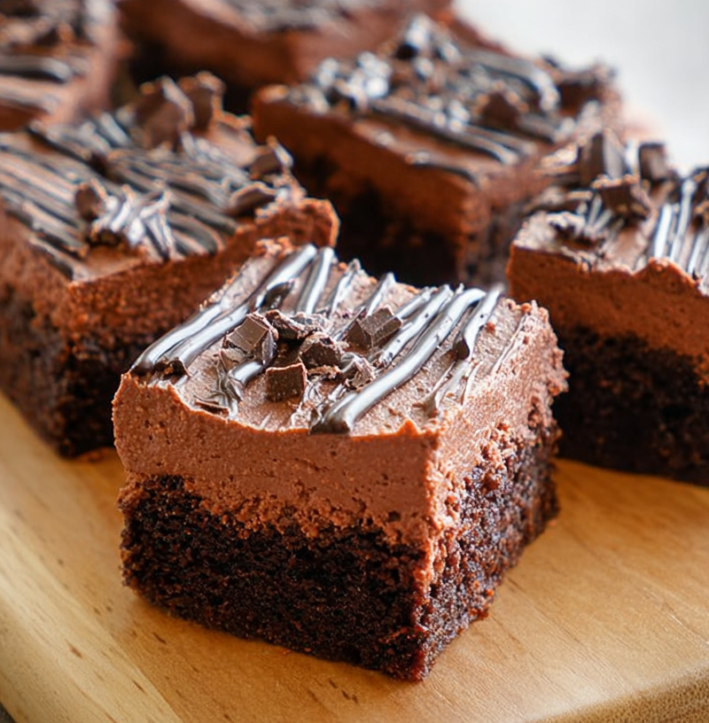 Chocolate Mousse Brownies