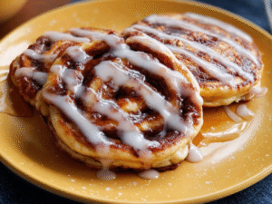 Cinnamon Roll Pancakes