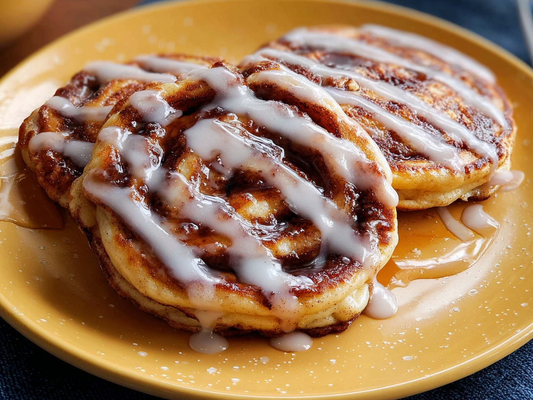 Cinnamon Roll Pancakes