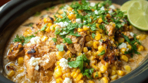 Slow Cooker Street Corn Chicken