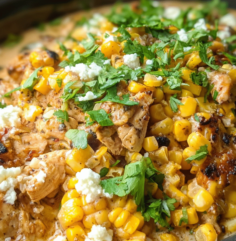 Slow Cooker Street Corn Chicken