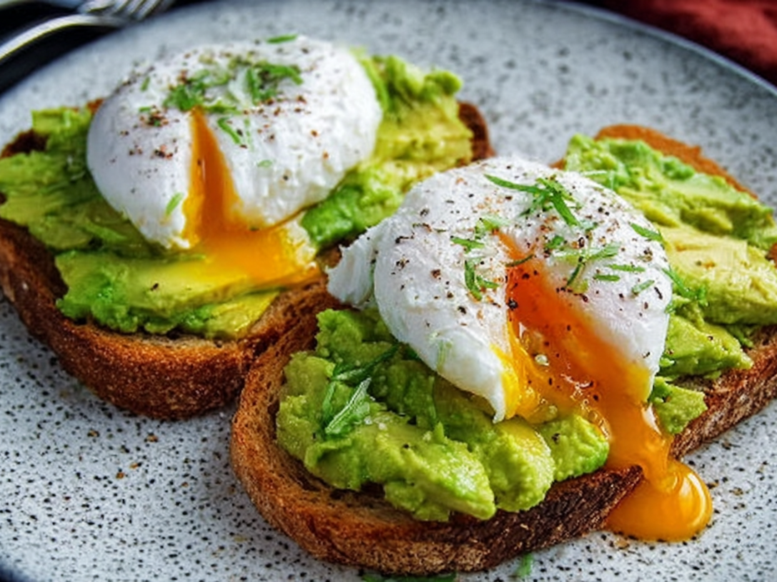 Avocado Toast With Poached Egg