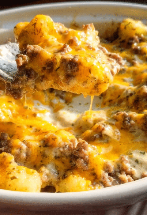 Crockpot Hamburger Potato Casserole