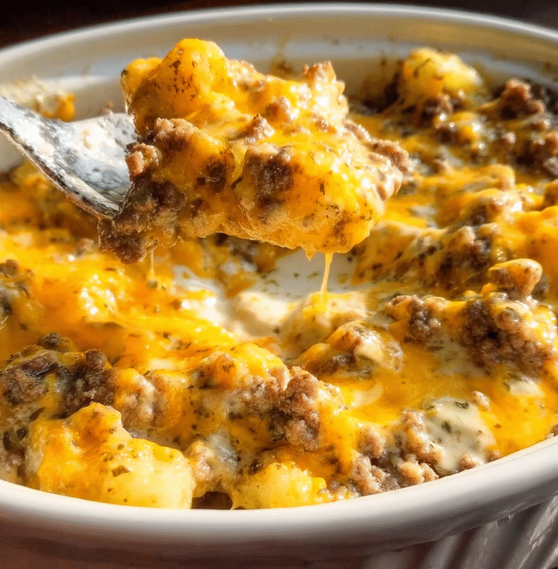 Crockpot Hamburger Potato Casserole