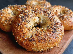 Fluffy & Healthy Greek Yogurt Bagels
